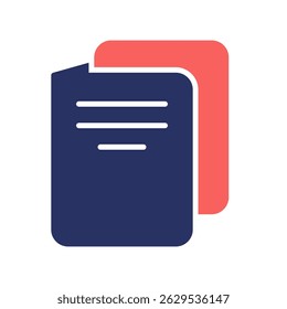Invitation Vector Icon for Event Notification and Message Letter. Paperwork with RSVP symbol, party invite or formal email design. solid duo tone Icon