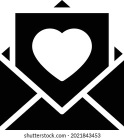 Einladung, Vektorgrafik einzeln auf transparentem Hintergrund . glyph-Vektorsymbole für Konzept- oder Web-Grafiken.