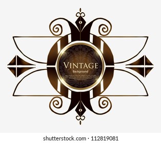 Invitation vintage card