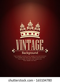 Invitation vintage card