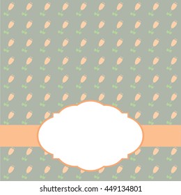 Invitation or wedding card 