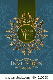 Invitation or wedding card