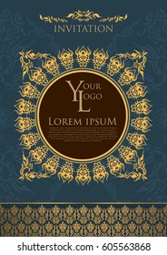 Invitation or wedding card