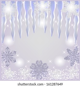 Invitation or wedding card with abstract floral background.