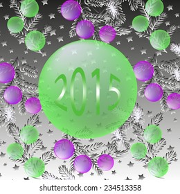 Invitation or wedding card with abstract floral background.