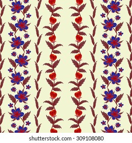 
Invitation or wedding card with abstract floral background.
 