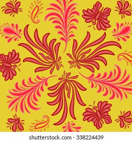 Invitation or wedding card with abstract floral background.
 