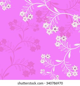 
Invitation or wedding card with abstract floral background.
 