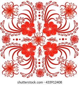 
Invitation or wedding card with abstract floral background.
 