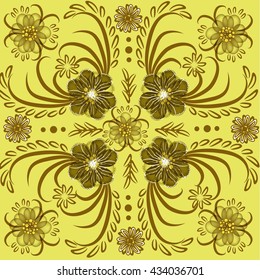 
Invitation or wedding card with abstract floral background.
 