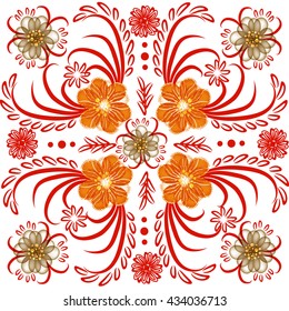 
Invitation or wedding card with abstract floral background.
 