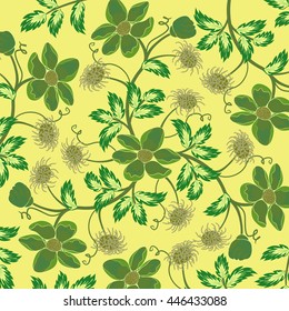 
Invitation or wedding card with abstract floral background.
 