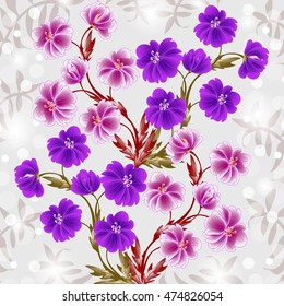 
Invitation or wedding card with abstract floral background.
 