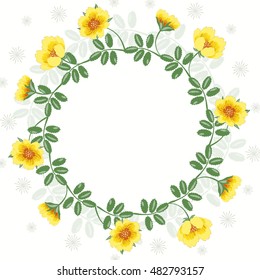 
Invitation or wedding card with abstract floral background.
 