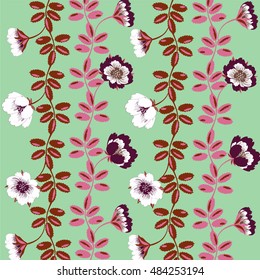 
Invitation or wedding card with abstract floral background.
 
