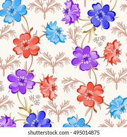 
Invitation or wedding card with abstract floral background.
 