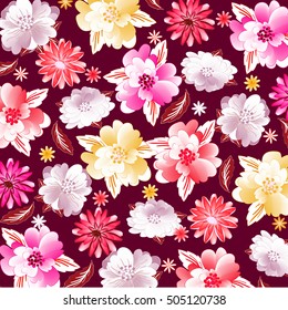 
Invitation or wedding card with abstract floral background.
 