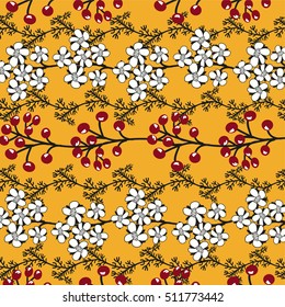 invitation or wedding card with abstract floral background.
 