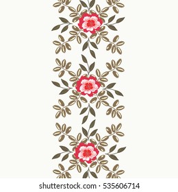 
Invitation or wedding card with abstract floral background.
 