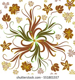 
Invitation or wedding card with abstract floral background.
 