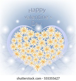 
Invitation or wedding card with abstract floral background.
 