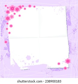 invitation or wedding card, vector illustration