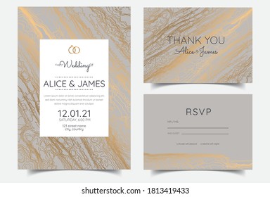 invitation to the wedding, a great celebration of lovers, the bride and groom.background texture luxury liquid marble and gold. for business cards, flyers, flyer, banner, website, paper printing.