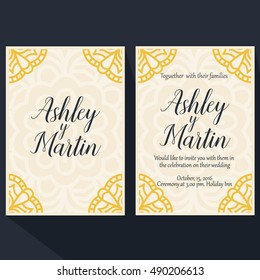 Invitation Wedding Mandala