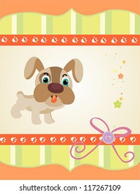 invitations with delightful dog