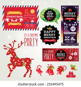 Invitations Merry Christmas. 