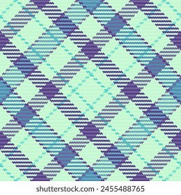 Invite background texture seamless, menu fabric vector tartan. Reel textile pattern plaid check in light and indigo color.