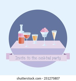 Invite to the cocktail party.