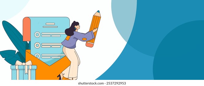 Convidar amigos para realizar questionário vetor plano conceito operação mão desenhada ilustração
