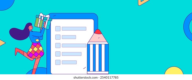 Convidar amigos para realizar questionário vetor plano conceito operação mão desenhada ilustração
