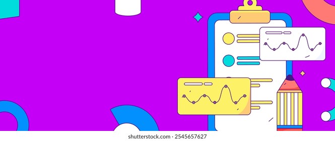 Invite friends to conduct questionnaire flat vector concept operation hand drawn illustration
