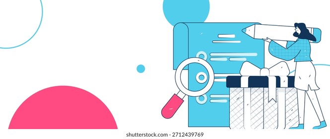 Convidar amigos para realizar questionário vetor plano conceito operação mão desenhada ilustração
