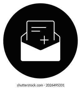 Invite icon. Vector concept illustration for design.