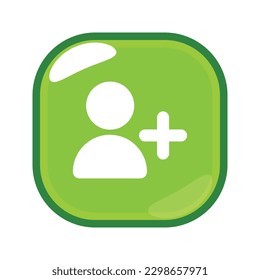 invite users to game vector icon button illustration