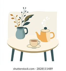 An inviting illustration round
