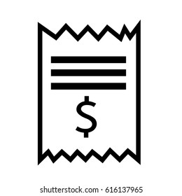 Invoice bill icon