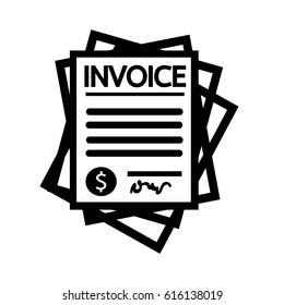 Invoice bill icon