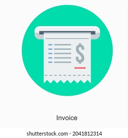 Invoice or Bill Icon Concept
