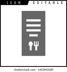 Invoice, bill icon suitable for info graphics, websites and print media and interfaces. Line vector icon