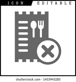 Invoice, bill icon suitable for info graphics, websites and print media and interfaces. Line vector icon