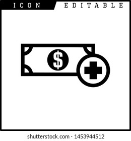 Invoice, bill icon suitable for info graphics, websites and print media and interfaces. Line vector icon