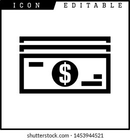 Invoice, bill icon suitable for info graphics, websites and print media and interfaces. Line vector icon