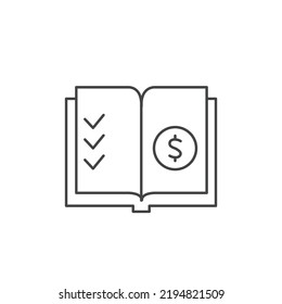 Invoice, bill icons  symbol vector elements for infographic web
