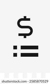 Invoice Bill Receipt Icon Vector Flat Illustration