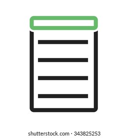 Invoice, bill, receipt icon vector image.Can also be used for business management. Suitable for mobile apps, web apps and print media.