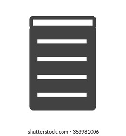 Invoice, bill, receipt icon vector image.Can also be used for business management. Suitable for mobile apps, web apps and print media.